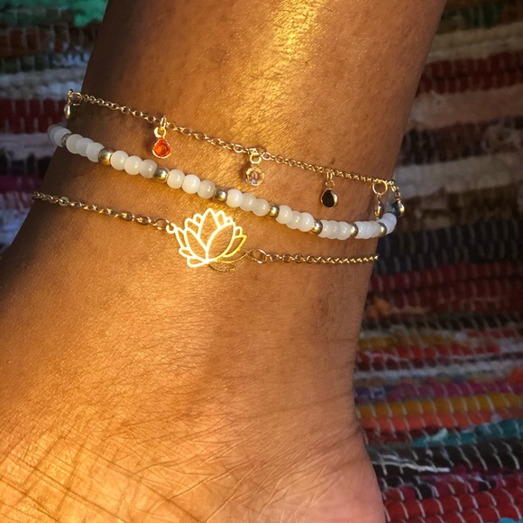 Jewelry - Lotus Chakra Anklet ✨